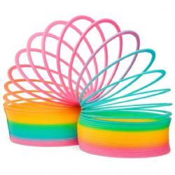 SLINKY GÉANT EN PLASTIQUE MULTICOLORE 6